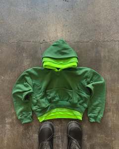 <b>Top</b> Selling Men's Hoodies New Design <b>Distress</b> Embroidery Winter 100% Cotton Digital Printing Low MOQ Wholesale Made in Pakistan - Product Image 4