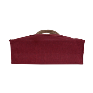 Bolsa de Mano Mediana Personalizada EWB, Material de Yute, Cierre de Cremallera, Asa de Mano Reciclada, para Uso Diario, Bodas, Compras, con Patrón de Letras - Product Image 4