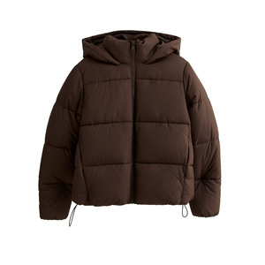 Chaqueta acolchada transpirable a prueba de viento impermeable de poliéster 100% ecológica para mujer, mangas con cuello desmontable para Otoño/Invierno - Product Image 5