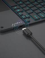 Keyboard Mini Tablet Nirkabel RGB Backlit yang Dapat Disesuaikan dengan Antarmuka Type-C dan Baterai Isi Ulang