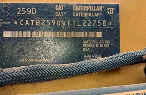 DIRECTION DE DÉRAPAGE 2019 CAT 259D ASSEZ UTILISÉE - Product Image 5