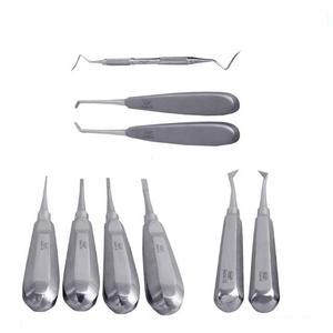Juego de 9 Uds. De instrumentos quirúrgicos dentales orales de acero alemán, elevadores, fórceps, Kit de instrumentos, Kit de instrumentos Premium de ritmo Manual - Product Image 3