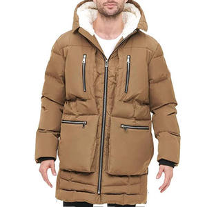 Wholesale <b>Men's</b> Coated Stand Collar Hooded Breathable Vintage Parka <b>Jacket</b> for Autumn Super Quality - Product Image 6