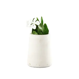 Pots en marbre pour plantes jardinières Pots de fleurs en marbre décor à la maison Pot de plantes jardinière de haute qualité - Product Image 1