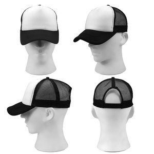 Casquette de sport OEM à 5 panneaux Casquette de camionneur Gorras en maille de mousse Motif de conception de logo personnalisé Casquette de camionneur imprimée par sublimation avec broderie 3D en maille - Product Image 6