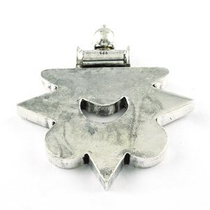 ¡Atractivo! Colgante pesado de joyería de plata lisa, colgante de Plata de Ley 925, joyería de moda, colgante de diseñador único - Product Image 4