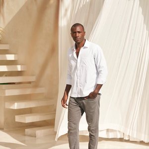 Camisa de Esmoquin de Manga Larga para Hombre de Alta Calidad BEAM, Camisa Formal de Verano, ODM, 40% Algodón + 60% Poliéster - Product Image 1