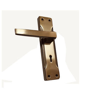 Iron Mortice KY <b>Door</b> Handle On <b>Plate</b> Luxury High Quality <b>Door</b> Hardware Brass Interior Furniture <b>Door</b> Brass Handle With <b>Plate</b> - Product Image 2
