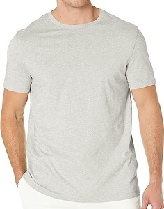 Camiseta de manga corta sólida para hombre Camiseta en blanco súper suave de alta calidad Antiarrugas Directo de fábrica - Product Image 1