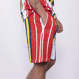 Ensemble deux pièces respirant et léger pour hommes-Streetwear-Ensemble short d'été à vendre - Product Image 5