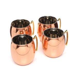 High Quality Copper <b>Mugs</b> with Coasters and Tray with Wooden <b>Box</b> - Product Image 5