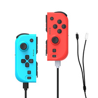 LD inalámbrico para Nintendo Switch doble choque Gamepad ajustable Turbo izquierda derecha vibración Joysticks controladores Motor de vibración