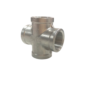 Raccords de tuyauterie à coulée croisée à 4 voies en acier inoxydable de 3 pouces de haute spécification Solutions de plomberie personnalisées lisses pour les industries du gaz - Product Image 6