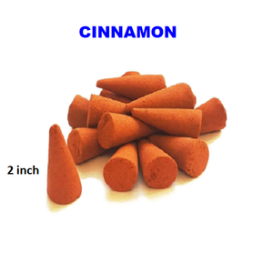 Cônes d'encens à la cannelle naturelle Fourniture en gros de cônes d'encens de meilleure marque cônes d'encens à refoulement (Orange) - Product Image 1