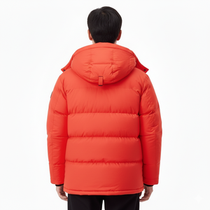 Unisex Reversible Parkas Puffer Jacket <b>Winter</b> Outdoor Nylon Zipper Warm Comfortable <b>Hooded</b> Down Filled High Quality Wholesale - Product Image 2