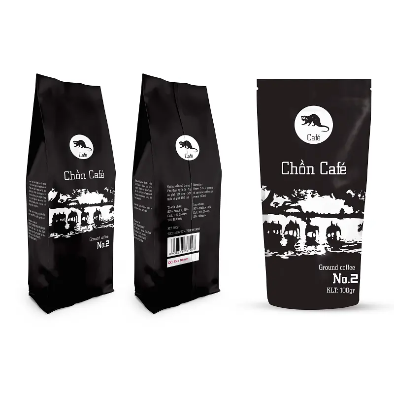 Harga terbaik No.2 Weasel kopi bubuk Robusta kopi ditambahkan HACCP ISO 9001:2015 buatan Ike Nam 500gr/tas