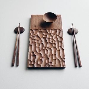 Grand plat ovale en bois, plateau rustique pour table de ferme, centre de table, plat à pain en bois, plat de service décoratif, organisateur - Product Image 4