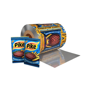 Surface brillante étanche à l'humidité personnalisée en plastique souple BOPP/CPP/PE rouleau de film de stratification pour l'emballage alimentaire pour l'emballage de collation - Product Image 1