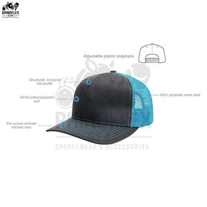 Gorra de Malla Premium al Por Mayor, Diseño Nuevo de Calidad, Logotipo Personalizado, Gorra de Béisbol 100% Algodón, Secado Rápido y Transpirable - Product Image 2