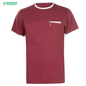 เสื้อยืดผู้ชายทรงบ็อกซี่ สีขาวล้วน ผ้าฝ้าย 100% สปอร์ต สตรีทแวร์ ทรงปกติ เป็นมิตรกับสิ่งแวดล้อม ระบายอากาศได้ดี ไม่เป็นขุย ขายส่ง/รับผลิตตามสั่ง - Product Image 3