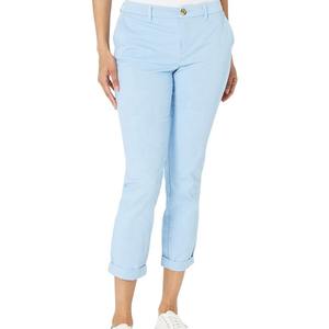 กางเกงชิโนผ้าแคนวาสทรงตรงสำหรับผู้หญิง คุณภาพสูง ปี 2025 เหมาะสำหรับฤดูหนาว ผ้าฝ้าย 100% ขายส่ง - Product Image 4