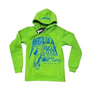 Sudaderas y sudaderas de lana de algodón 100% de peso pesado para hombre, ropa de invierno de alta calidad con estampado personalizado - Product Image 2