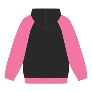 Sudadera con Capucha de Manga Raglán Negra para Hombres, Estilo Universitario, Bordado Chenille, Hermandad Griega Divine Nine, Moda Universitaria - Product Image 3