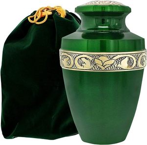 Handmade <b>Large</b> Adult Size Mosaic Aluminium Glass Cremation <b>Urn</b> Individual Tiles Hand Applied Unique Funerals Funeral Supplies - Product Image 6