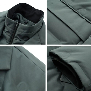 Personnalisé Canada Hiver Froid 90% Blanc Duvet Shinny Veste Manteau Épais Haute Qualité Hommes Doudoune Doudoune 2023 - Product Image 5