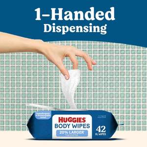 Lingettes Huggies Extra Large non parfumées, 3 paquets à ouverture facile, 126 lingettes - Product Image 5