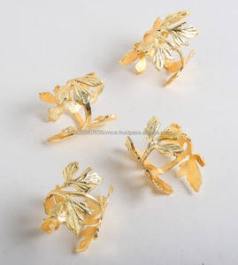 New Trendy Luxury Style Table Decorative Metal Napkin Rings Gold Plated in Factory Price for Wedding Use New Model - Product Image 6