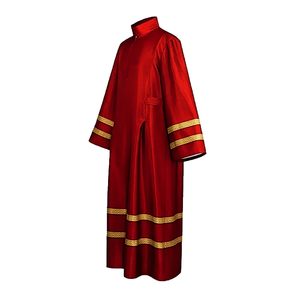 Chasuble unisexe pour célébrant, robe élégante pour prêtre, robe de clergé, vêtements catholiques, techniques d'impression brodée, taille personnalisée - Product Image 2