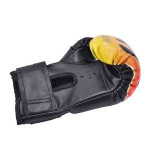 Guantes de boxeo con cordones 10 oz Muay Thai Kickboxing, MMA Sparring, Guantes de entrenamiento - Product Image 4