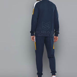 ชุดกันเหงื่อสำหรับผู้ชายชุดกันเหงื่อผ้าคอตตอนกันลมออกแบบโลโก้ได้ตามต้องการขนาดใหญ่พิเศษ - Product Image 2