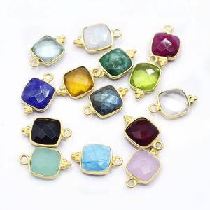 Colgante de Turquesa Hecho a Mano con Bisel Acolchado para Hacer Joyas, Pequeño Collar de Oro, Regalo para Ella - Product Image 5