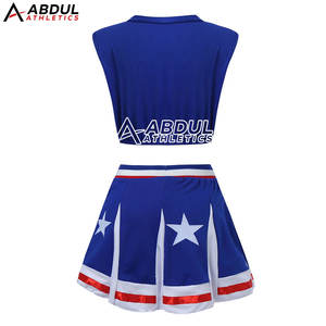 ชุดเชียร์ลีดเดอร์เครื่องแบบเชียร์ลีดเดอร์ออกแบบได้ตามต้องการดีไซน์ใหม่ล่าสุดจากโรงงาน - Product Image 2