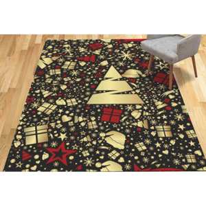 Tapis imprimé à motifs de Noël - Noël, Xmas, Moderne, Luxe, Design 3D, Tapis doux non tissé - Product Image 1