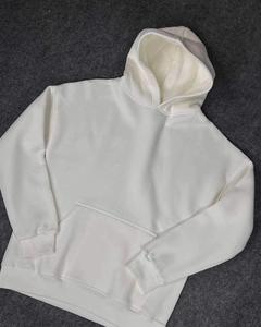เสื้อฮู้ดผู้ชายผ้าคอตตอน100% เข้ารูปเป็นมิตรกับสิ่งแวดล้อมสีทึบลำลองฤดูหนาว - Product Image 4