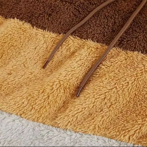 Sudaderas con capucha informales de invierno para hombre, Color sólido, 100% algodón, forro polar, ajuste Regular, secado rápido y transpirable, alta calidad - Product Image 5