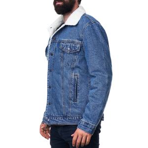 Chaqueta Vaquera para Hombre con Botones, Abrigo de Mezclilla, Atuendo de Moda 2026, Chaqueta Vaquera para Hombre, Corte Ajustado, Chaquetas Vaqueras Casuales 2026 - Product Image 4