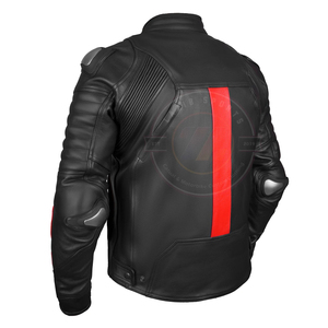 Chaqueta de Motociclista de Cuero Genuino Unisex, Chaqueta de Motociclismo Protectora Estilo Streetwear - Product Image 5