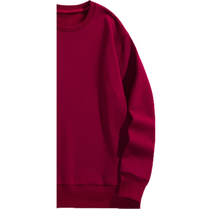 Sudadera de Cuello Redondo con Logotipo Personalizado para Hombre, 100% Algodón, Diseño Sólido, Alta Calidad, Moda de Invierno - Product Image 6