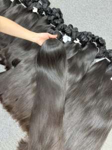 Best Selling 100% Vietnamese Raw Hair Extensions Natural Straight Bundles 18-60 Inches <b>Stretched</b> Human HD Raw Unprocessed - Product Image 3