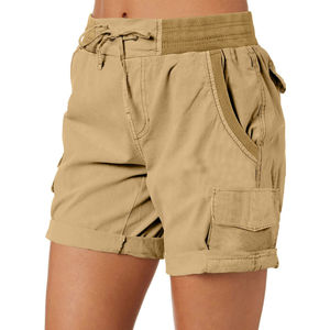 Shorts Cargo de Mujer Personalizados, Cintura Media, Transpirables, con Botones, con Impresión de Logotipo Personalizado, Estilo Hot Pants, Tejidos - Product Image 4