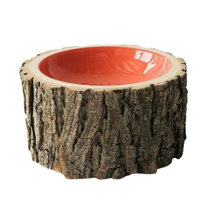 Bol en bois de luxe, design artisanal, forme ronde, bol à salade, vente en gros, fruits et aliments, mariage, maison, cuisine, utilisation sur table - Product Image 1