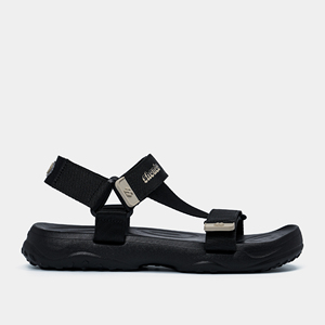 Sandales unisexes F11 à brides croisées noires avec semelle légère en EVA - Product Image 1