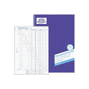 Papel para Recibos de Caja Registradora AVERY ZWECKFORM A4, 2x50 Hojas por Paquete, Serie 428 - Paquete de 5 - Product Image 1