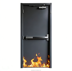 Porte coupe-feu en acier 60/90/120/180 minutes, cadre galvanisé, métal creux, moderne, <span class=keywords><strong>sortie</strong></span> <span class=keywords><strong>de</strong></span> <span class=keywords><strong>secours</strong></span> commerciale insonorisée et ignifugée - Product Image 5