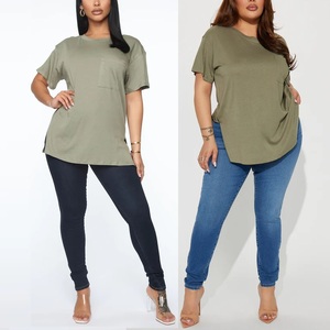 Nueva llegada, camiseta de manga corta para mujer, 180 g, 100 % algodón, cuello redondo, básica, informal, para uso diario, hecha en Bangladés - Product Image 6