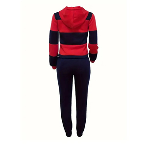 Conjunto Deportivo de Dos Piezas para Mujer, con Capucha, Estilo Urbano, Personalizable, de Algodón, Precio al por Mayor - Product Image 2